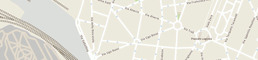 Mappa della impresa studio biraghi di biraghi rag claudio a MILANO