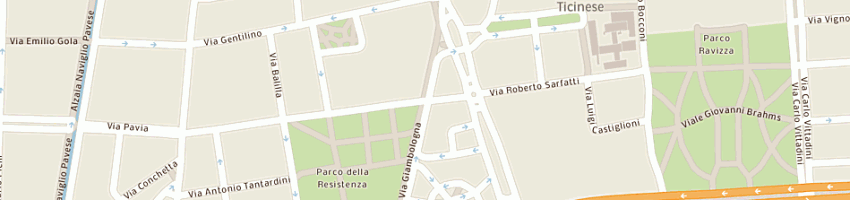 Mappa della impresa catto' roberta a MILANO