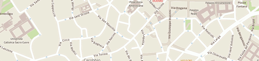 Mappa della impresa associazione iskcon a MILANO