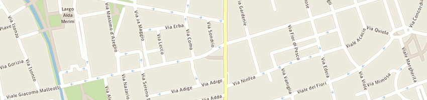 Mappa della impresa esacta sas a MILANO