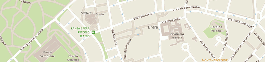 Mappa della impresa cave montmatre di carangella g a MILANO