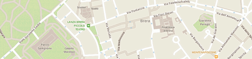 Mappa della impresa epipla - sas di longa annalisa e c a MILANO