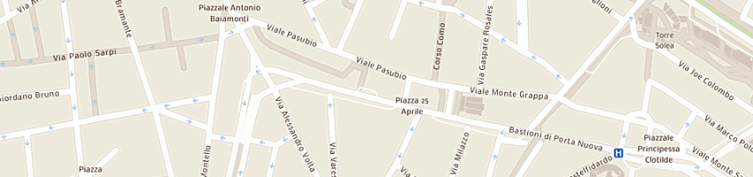 Mappa della impresa autoradiotecnica sas di lorenzo curti e c a MILANO