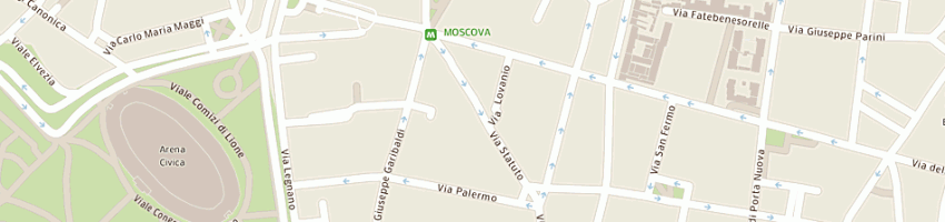Mappa della impresa banca intesa spa a MILANO