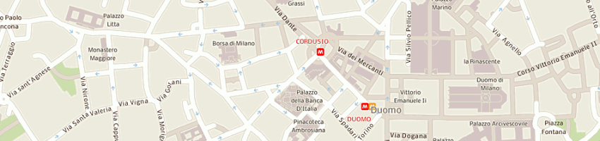 Mappa della impresa bonanomi maria dolores a MILANO