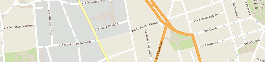 Mappa della impresa jp srl a MILANO