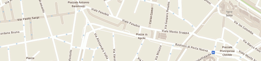 Mappa della impresa giardino della salute sas di fileccia giuseppe e c a MILANO