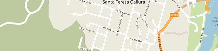 Mappa della impresa piessedil snc di cossu pietro e c a SANTA TERESA GALLURA