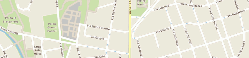 Mappa della impresa blue sound sas di celeste frigo e c a MILANO
