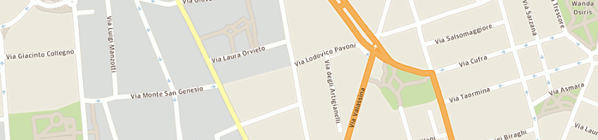 Mappa della impresa albacom spa a MILANO