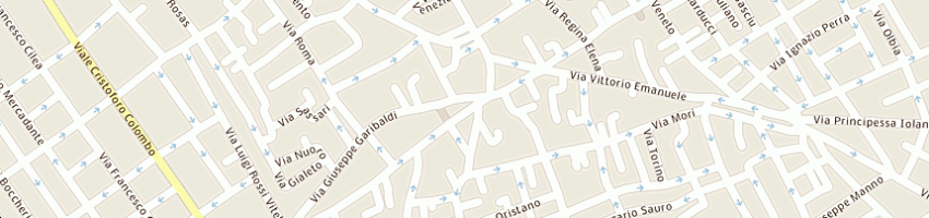 Mappa della impresa non solo tessuti di aversa sandro e c sas a CAGLIARI