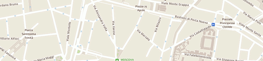 Mappa della impresa senzatempo srl a MILANO