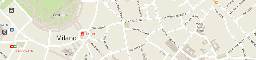 Mappa della impresa grimaldi e associati a MILANO