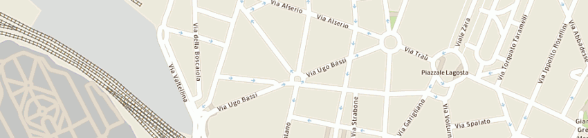 Mappa della impresa dalceri mario a MILANO