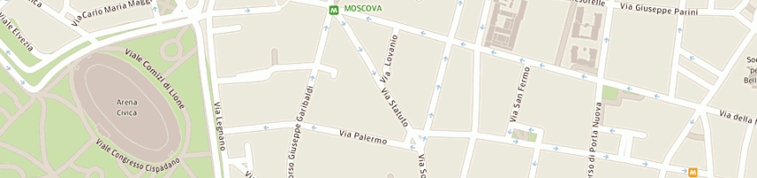 Mappa della impresa one works spa a MILANO