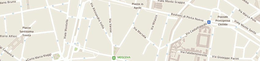 Mappa della impresa coppola garibaldi 2 sas a MILANO