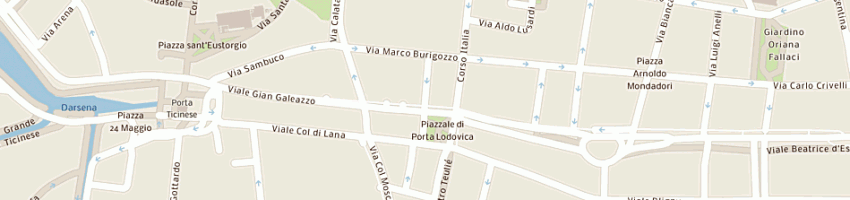 Mappa della impresa srl david a MILANO