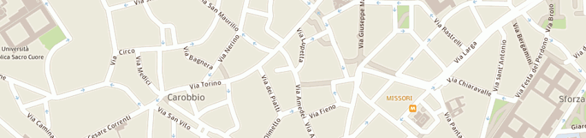 Mappa della impresa fnac italia spa a MILANO