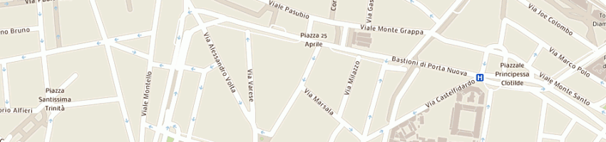 Mappa della impresa flores simonetta a MILANO