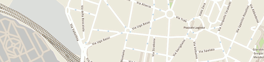 Mappa della impresa centro servizi immobiliari srl a MILANO