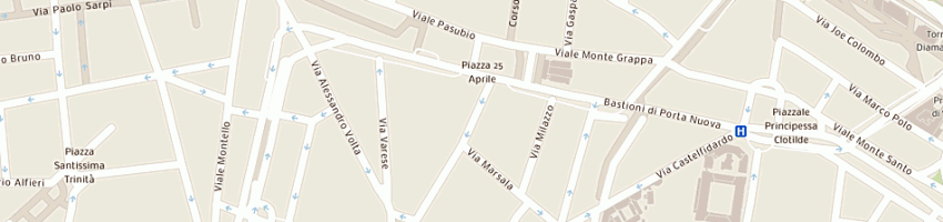 Mappa della impresa les amis di ianniello franco nicolangelo a MILANO
