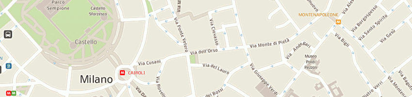 Mappa della impresa chiappetti arch enrico a MILANO