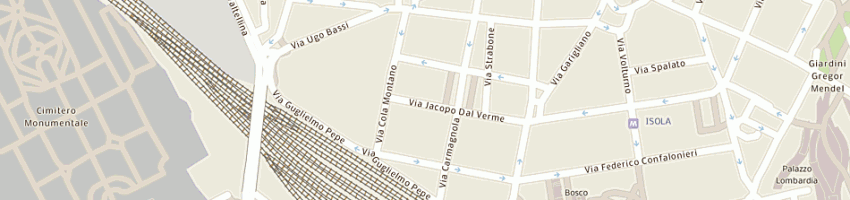 Mappa della impresa phonak italia srl a MILANO
