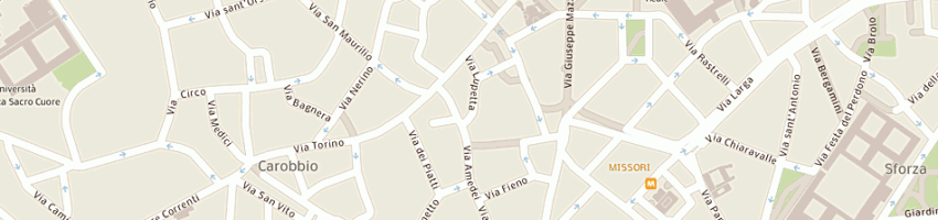 Mappa della impresa cosma sas di arturo cosma e c a MILANO