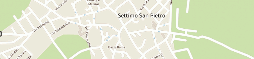 Mappa della impresa bar caffe' di frongia carla e c sas a SETTIMO SAN PIETRO
