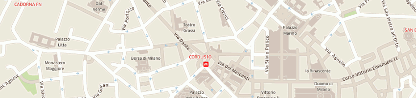 Mappa della impresa going srl a MILANO