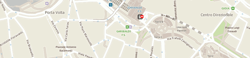 Mappa della impresa domo srl a MILANO