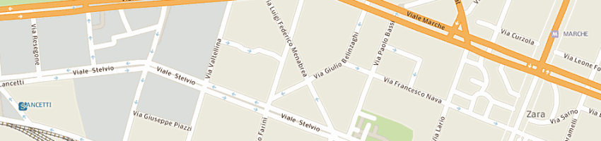 Mappa della impresa dp (srl) a MILANO