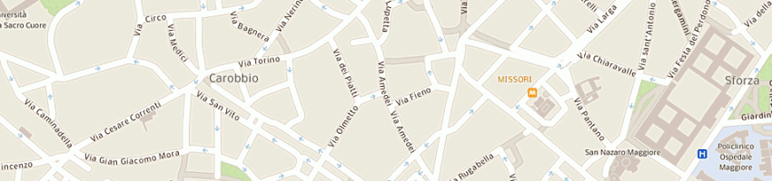 Mappa della impresa griangraf sas di fiorella mosconi e c a MILANO