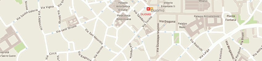 Mappa della impresa mp srl a MILANO