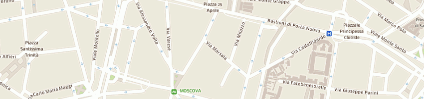 Mappa della impresa grandi samantha giacomina a MILANO
