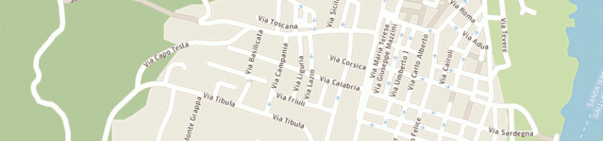Mappa della impresa fiorista narciso di careddu giovanni a SANTA TERESA GALLURA
