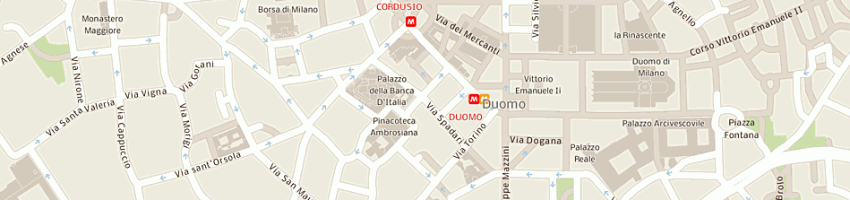 Mappa della impresa pescheria spadari (srl) a MILANO