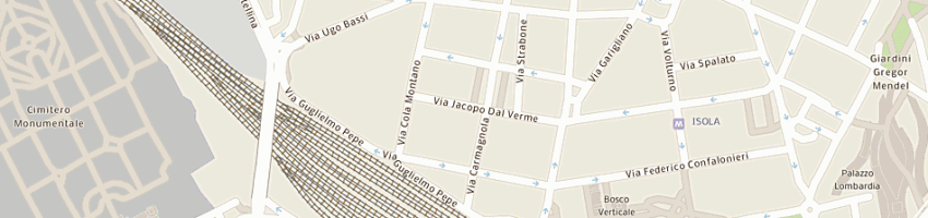 Mappa della impresa turni luigi a MILANO