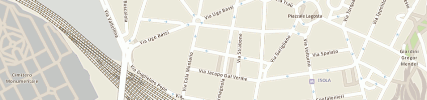 Mappa della impresa cernuschi christian diego a MILANO