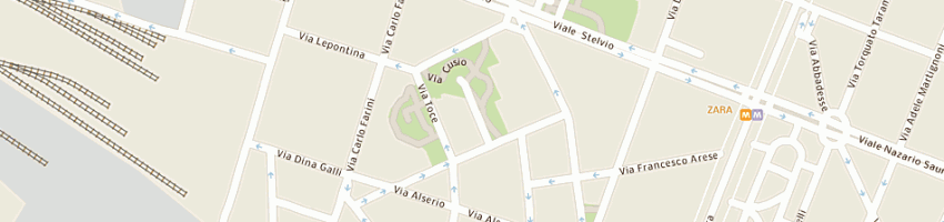 Mappa della impresa sear spa a MILANO