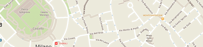 Mappa della impresa atram srl a MILANO