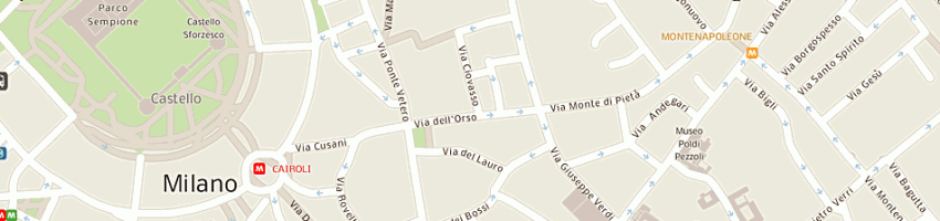 Mappa della impresa nesta marina a MILANO
