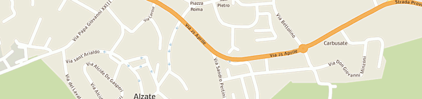 Mappa della impresa galimberti carla a ALZATE BRIANZA