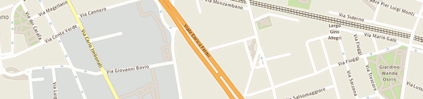 Mappa della impresa autofficina nizza di piras paolo a MILANO