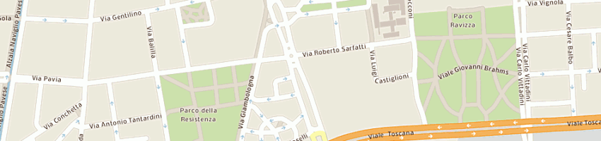 Mappa della impresa centrale del latte di milano srl a MILANO