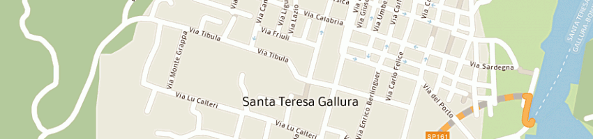 Mappa della impresa cabras michele a SANTA TERESA GALLURA