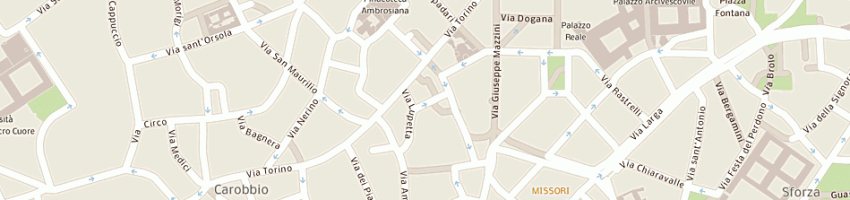 Mappa della impresa regalcasa di guerriero rosa a MILANO