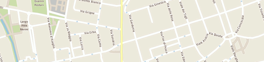 Mappa della impresa bertozzi lina a CUSANO MILANINO