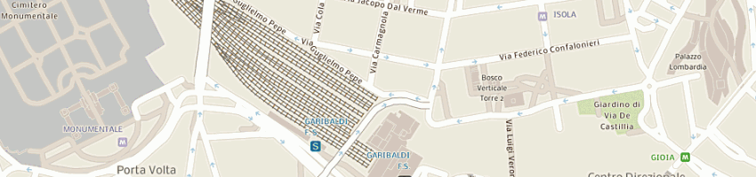 Mappa della impresa savoia flli (snc) a MILANO