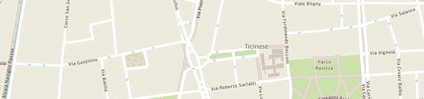 Mappa della impresa tanzi renato a MILANO